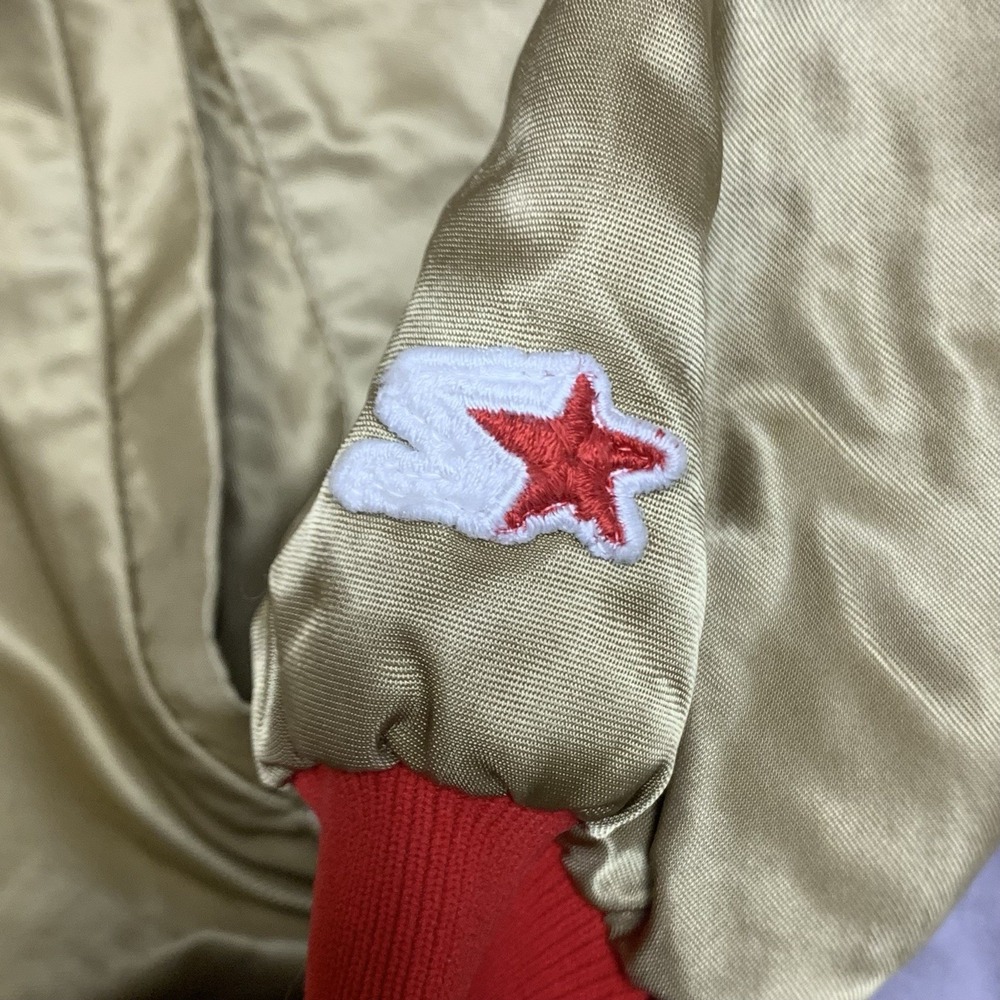 Vintage Pro Line by Starter San Francisco 49ers NFL Satin Starter Jacket Sz Xl - Picture 8 of 16